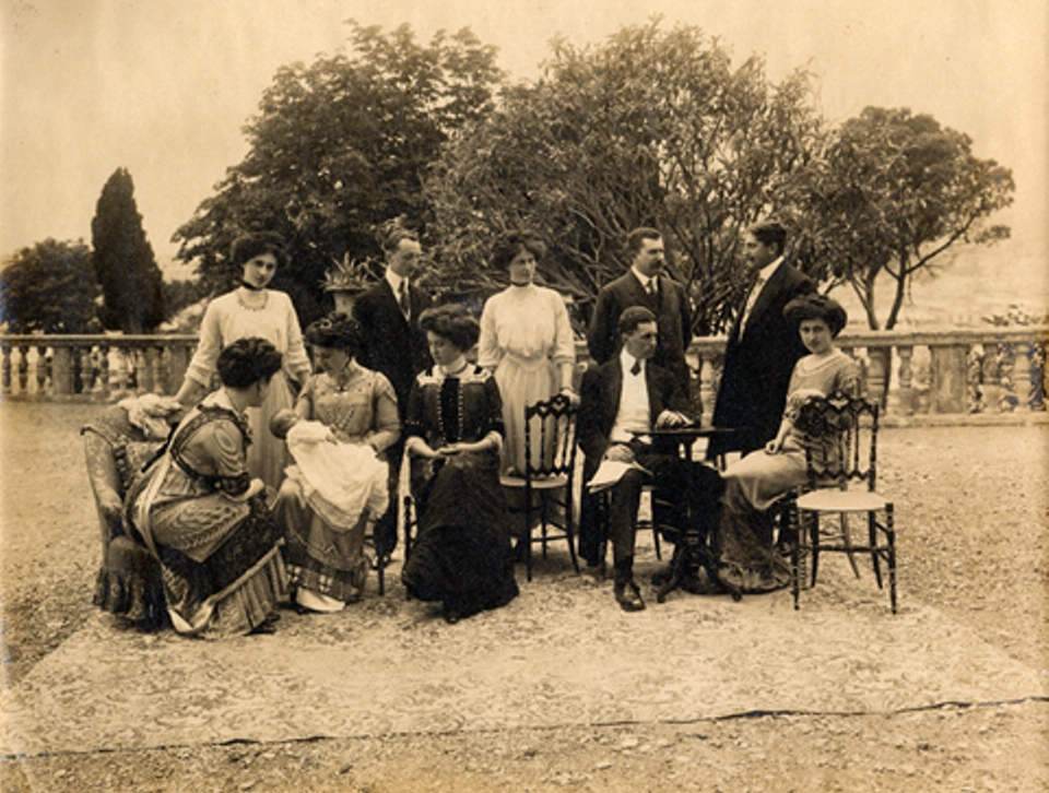 Famiglia Bombrini 1905 circa Fondo Bombrini Fondazione Ansaldo