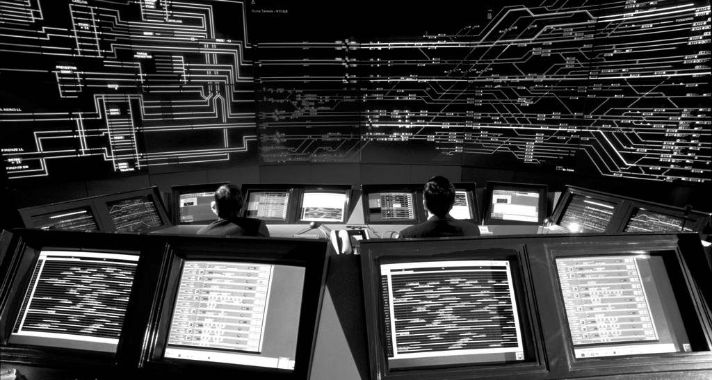 Treni Segnalamento T2 Apparato centrale a calcolatore di Roma Termini una delle stazioni più