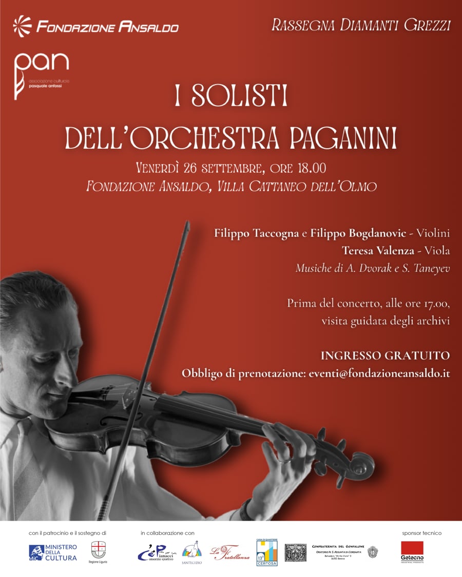 Invito concerto 26 settembre 2025